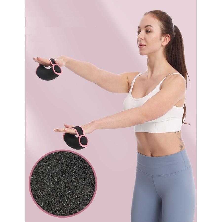 ダンベル 鉄アレイ 2個セット サンドダンベル 重り おもり 砂袋 1.8kg