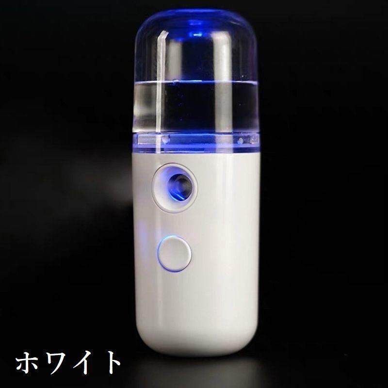 ハンディ ミスト フェイススチーマー 30ml 充電式 美顔器 美容器 保湿