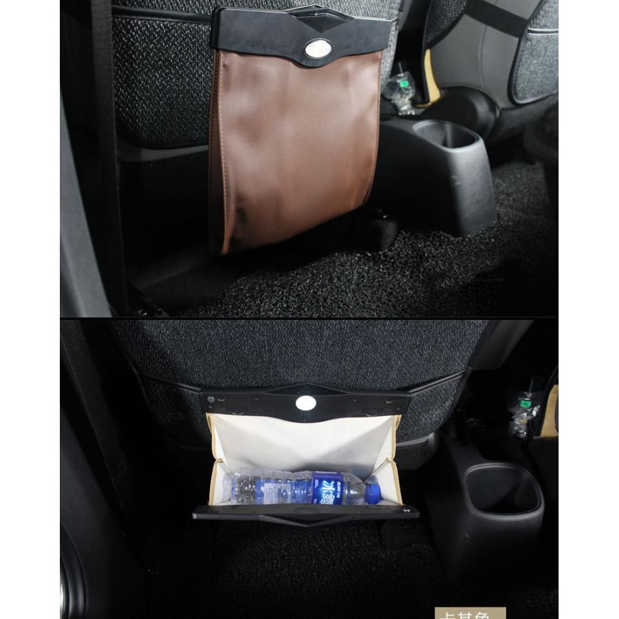 車用ゴミ箱 バッグ 収納 引っ掛け フック コンパクト 省スペース 車載 ゴミ袋 Ledライト付き センサーライト 防水 おしゃれ シートバック 助手 プラスナオ Paypayモール店 通販 Paypayモール