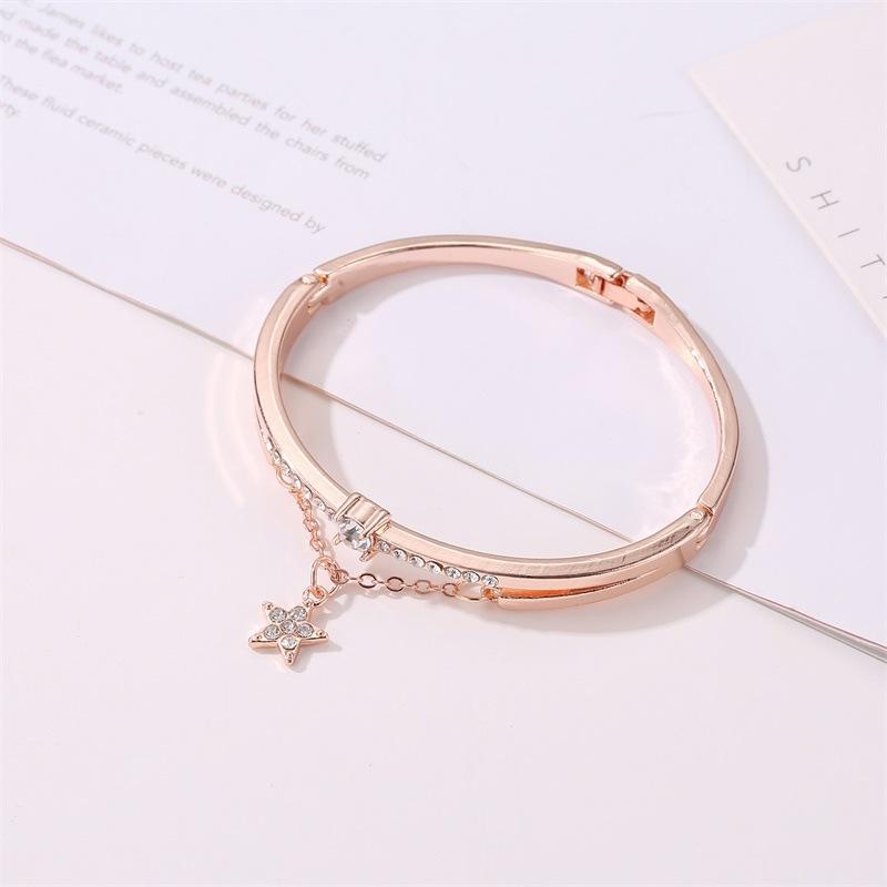 ブレスレット ラインストーン 星 アクセサリー ファッション小物