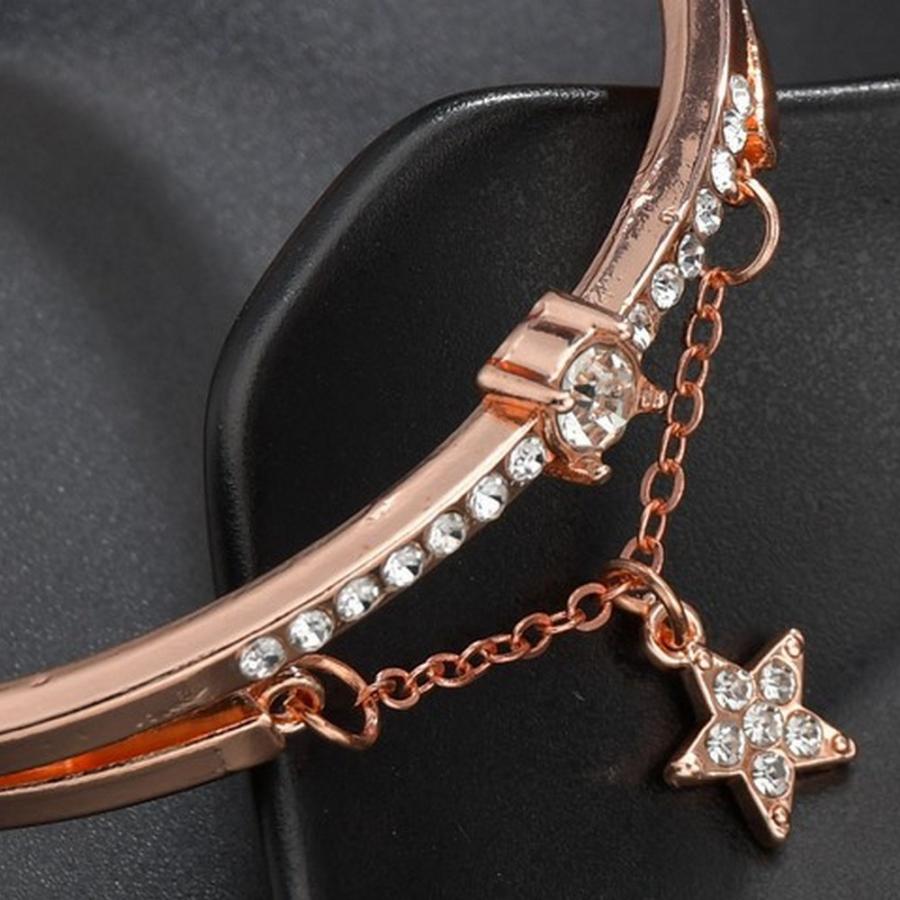 ブレスレット ラインストーン 星 アクセサリー ファッション小物