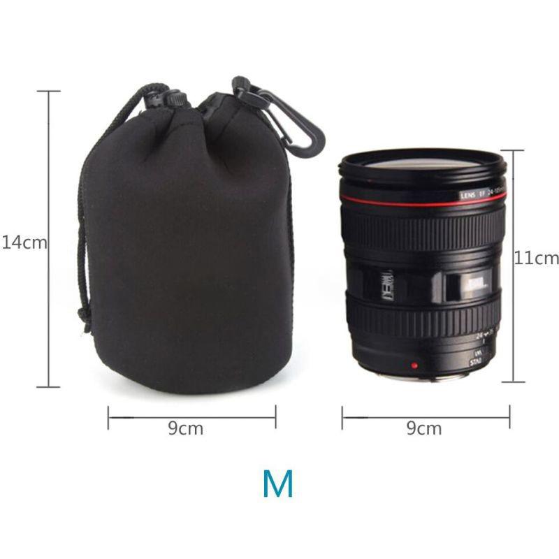 カメラレンズ収納ポーチ レンズポーチ レンズケース 保護カバー ソフト