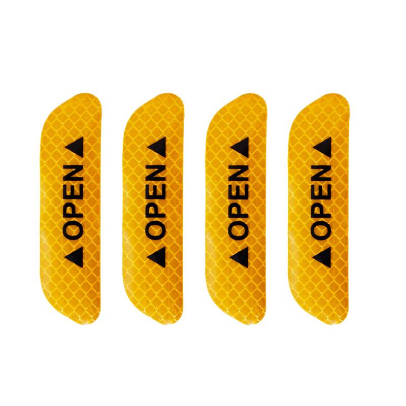 リフレクター ドア用反射ステッカー 同色4枚セット シール カー