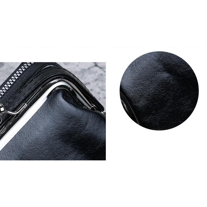 ブラックピースナウ　レア　蛇　がま口　ショルダー　小銭入れ plusnao 財布 二つ折り がま口 蛇腹 じゃばら リストストラップ