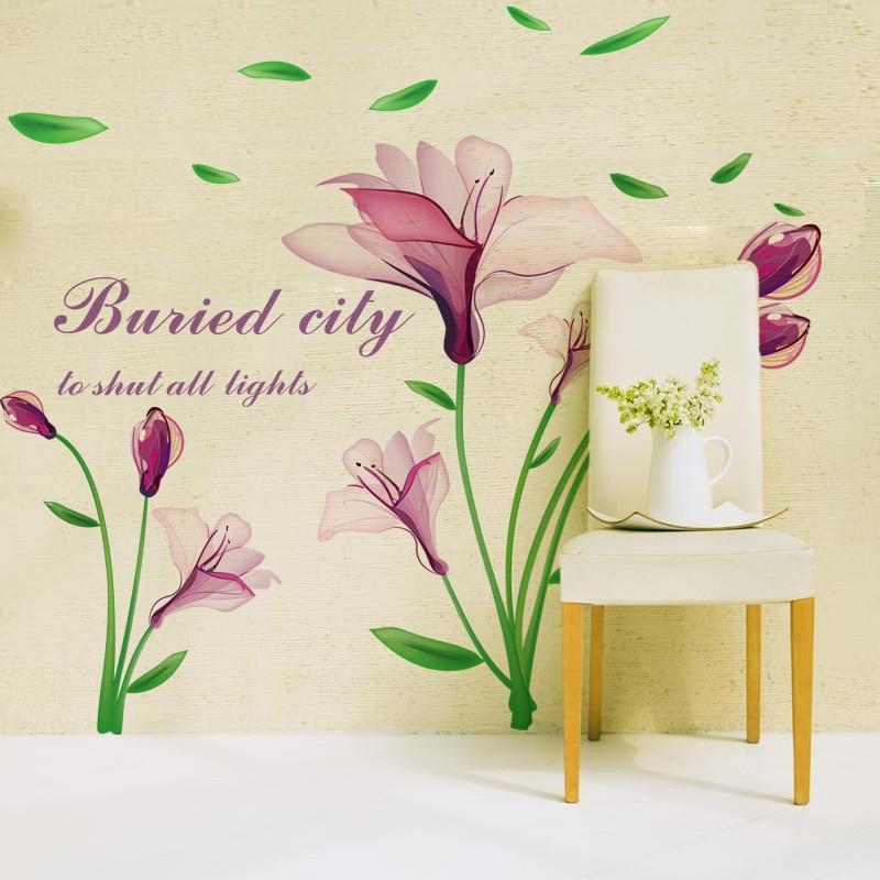 ウォールステッカー ウォールシール インテリア 家具 雑貨 装飾 リビング 居間 寝室 壁飾り 花柄 防水 おしゃれ Diy プラスナオ Paypayモール店 通販 Paypayモール
