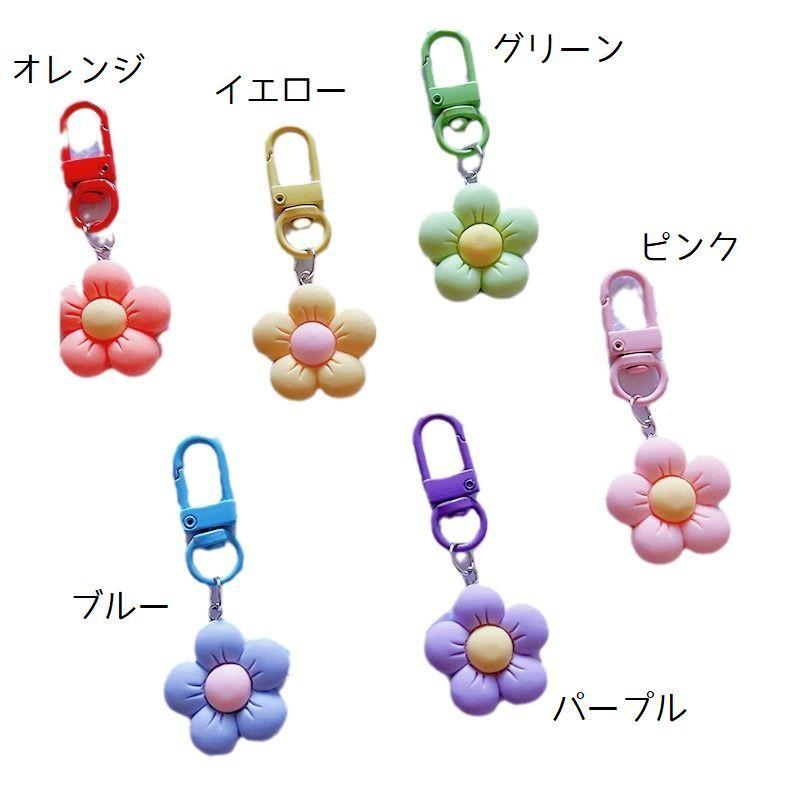 ファスナーチャーム ジッパー チャーム ファスナー 花 フラワー 目印