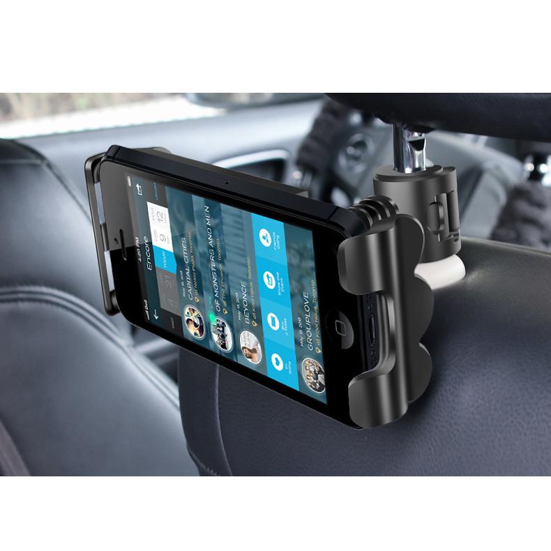 車用スマホホルダー タブレットホルダー 車載 後部座席 ヘッドレスト