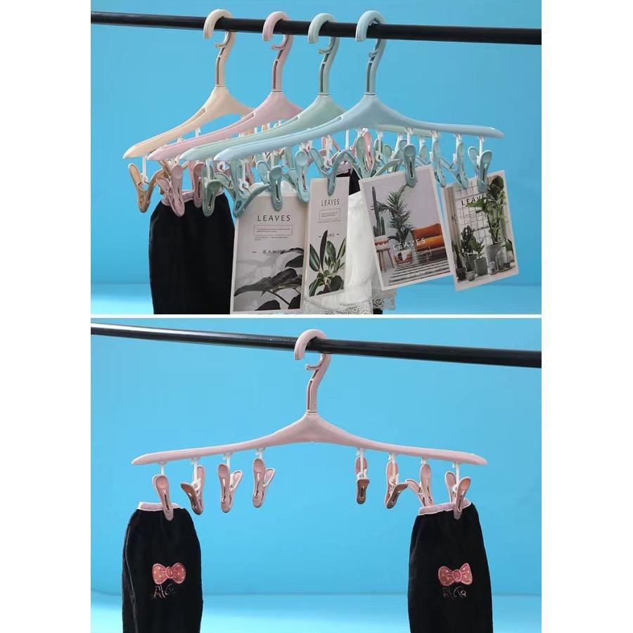 plusnao（プラスナオ） ピンチハンガー 洗濯ハンガー 同色2本セット 8