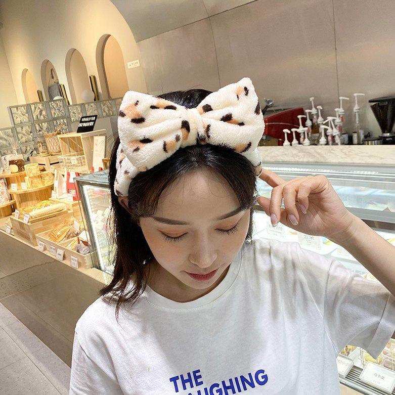 ヘアバンド 洗顔用ヘアバンド 洗顔 バスグッズ リボン ボーダー ドット