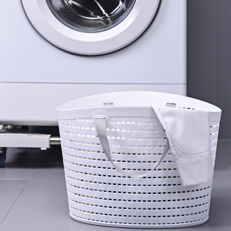 plusnao（プラスナオ） ランドリーバスケット 洗濯かご 洗濯物入れ