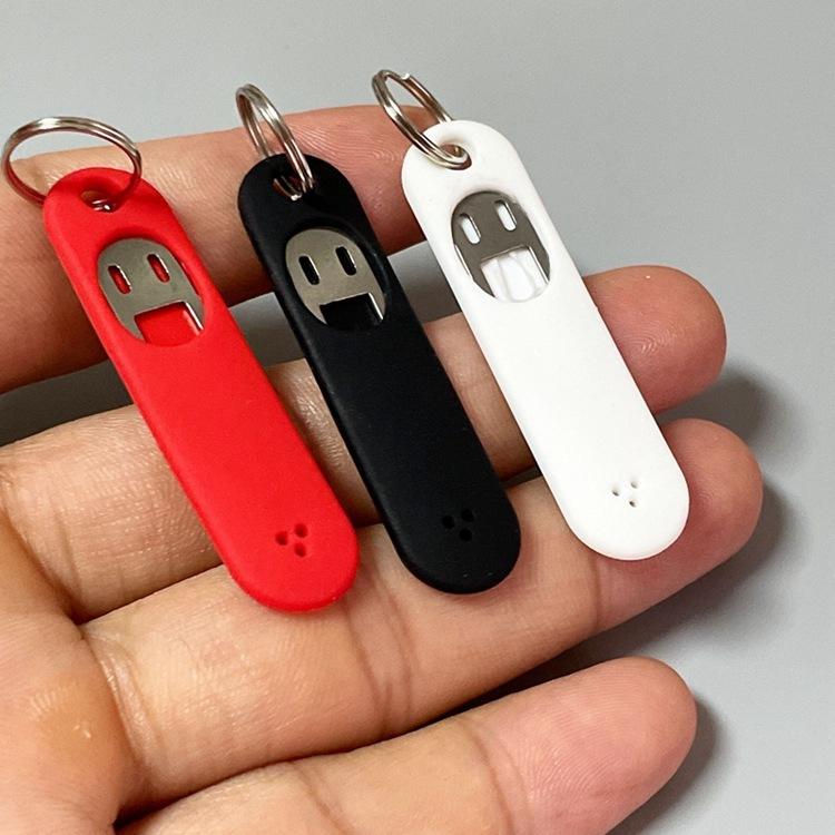 simカード取り出し用ピン ケース付き リング付き カードスロット