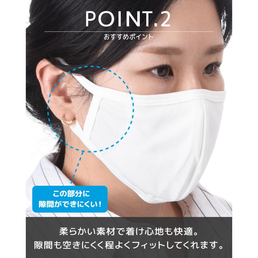 としっぺ 分子マスク シリーズ2　ホワイト XL×3 ブラックXL×3 クリーングッズ（CLEAN GOODS） 2D立体 不織布マスク 20枚入 14