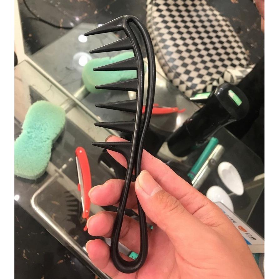 パーマコーム ヘアブラシ クシ 櫛 ブレイズ エクステ ハンドコーム