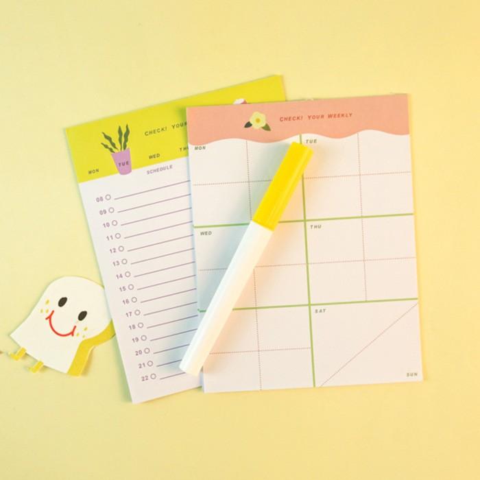 リストメモ帳 スケジュール帳 やることリスト チェックリスト Todoリスト 雑貨 小物 メモ帳 予定表 予定 スケジュール やることメモ 日付なし プラスナオ Paypayモール店 通販 Paypayモール