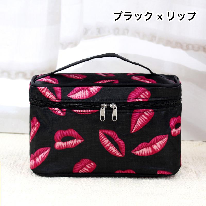 化粧ポーチ バニティポーチ コスメボックス コスメバッグ ミラー 鏡