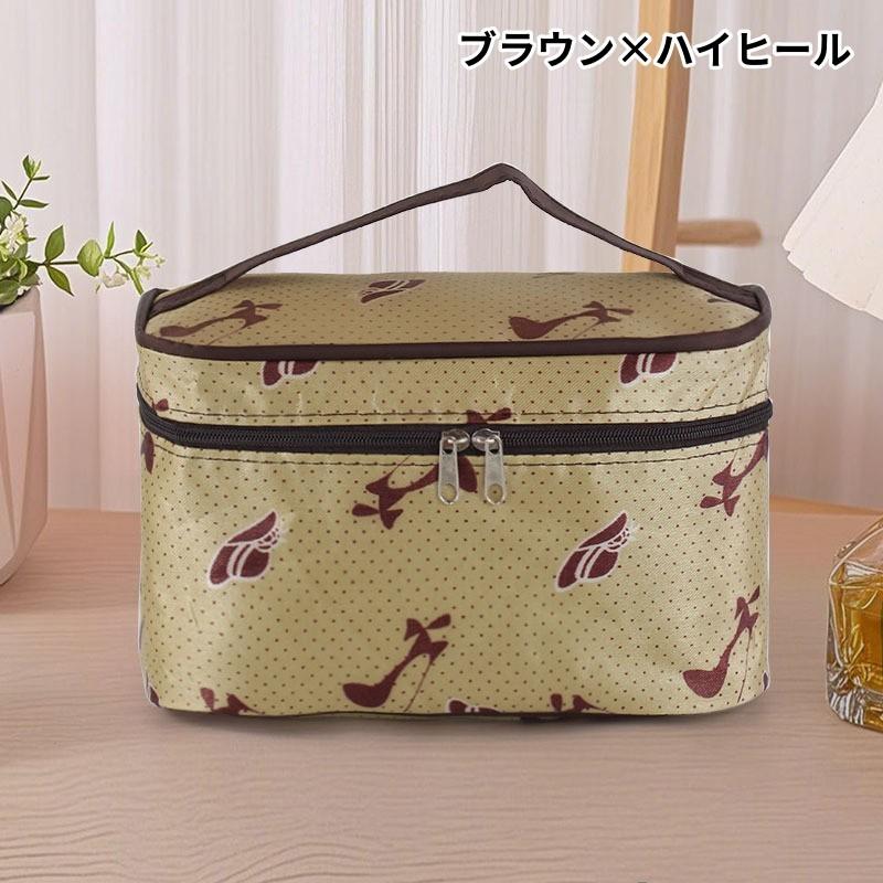 化粧ポーチ バニティポーチ コスメボックス コスメバッグ ミラー 鏡