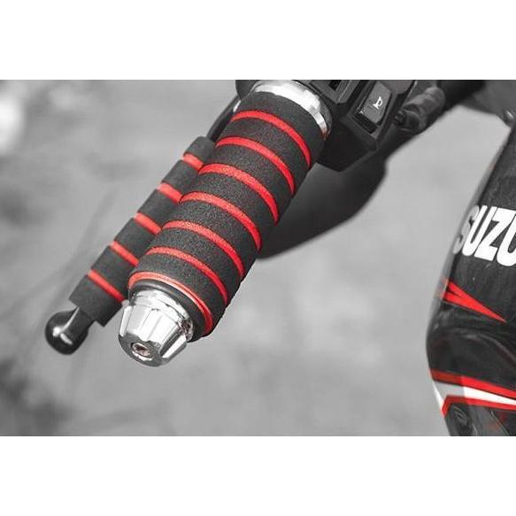 スポンジグリップ 4点セット ハンドルグリップ ブレーキレバーカバー