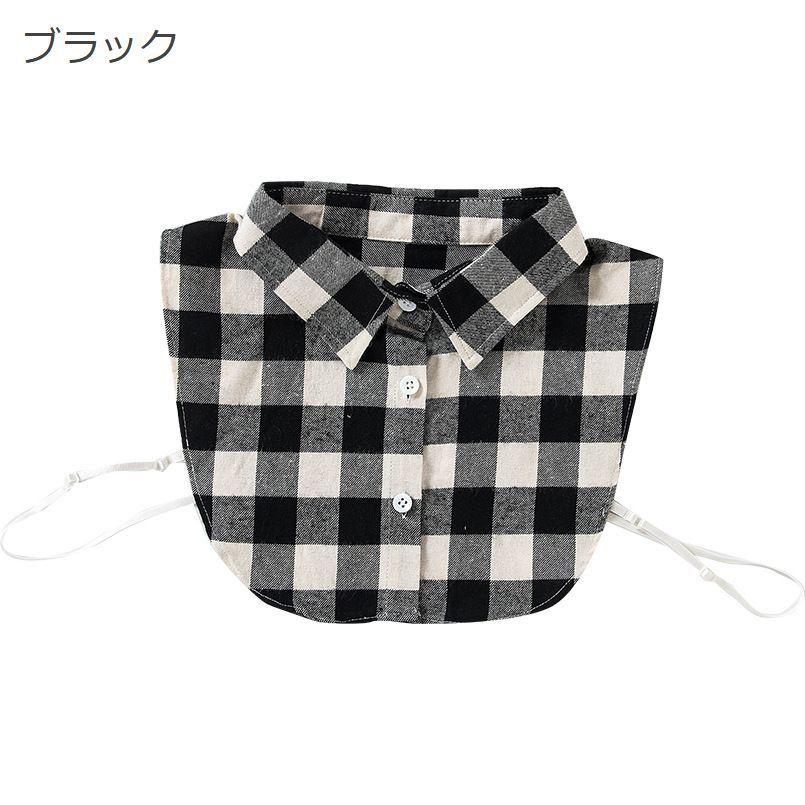 plusnao 付け襟 つけ襟 レディース 女性用 角襟 シャツ型