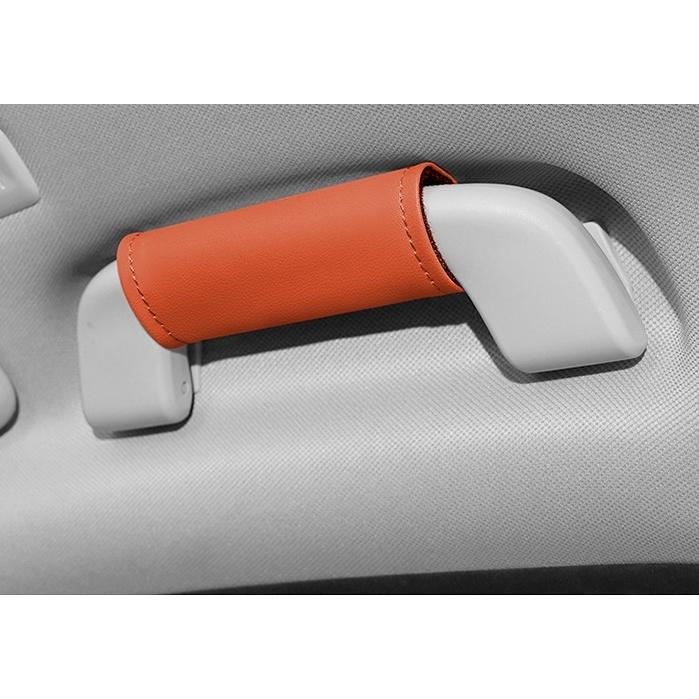 アシストグリップ用カバー 2個セット 持ち手カバー カー用品 助手席 後部座席 内装 車用 カスタム ドレスアップ シンプル おしゃれ 汚れ防止 傷防 | ブランド登録なし | 05