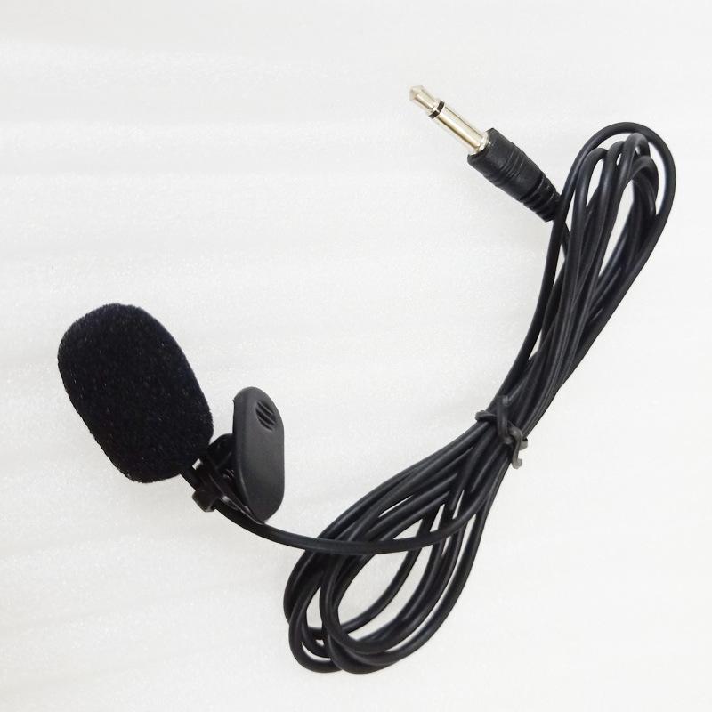 ピンマイク ミニマイク クリップ式 有線 3.5mm 2極 パソコン マイク