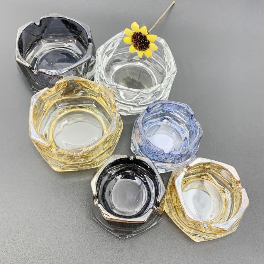 イギリスアンティーク 六角形トレイと灰皿、キャンドルホルダー、小物置きとしても イギリスアンティーク 六角形トレイと灰皿、キャンドルホルダー