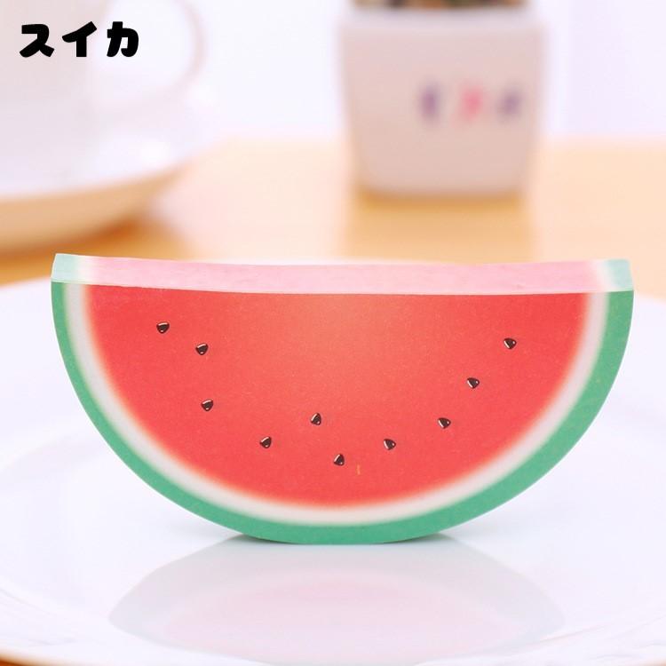 plusnao（プラスナオ） メモ帳 3D立体メモ 150枚 150ページ フルーツ型