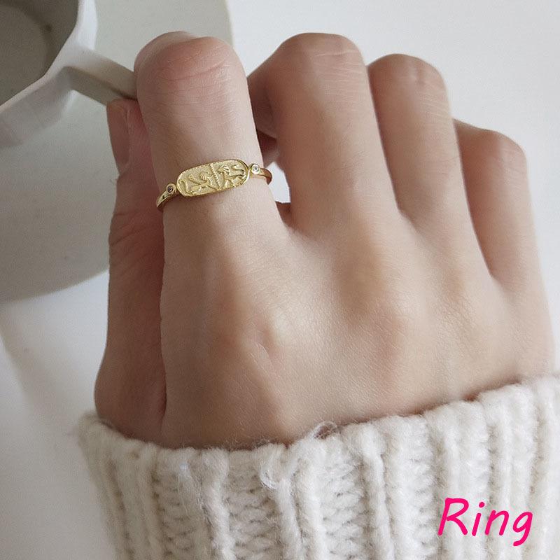 指輪 オープンリング レディース 女性 アクセサリー シルバー925 かわいい おしゃれ 壁画風 フリーサイズ 調節可能 ゴールドカラー ギフト プレ プラスナオ Paypayモール店 通販 Paypayモール