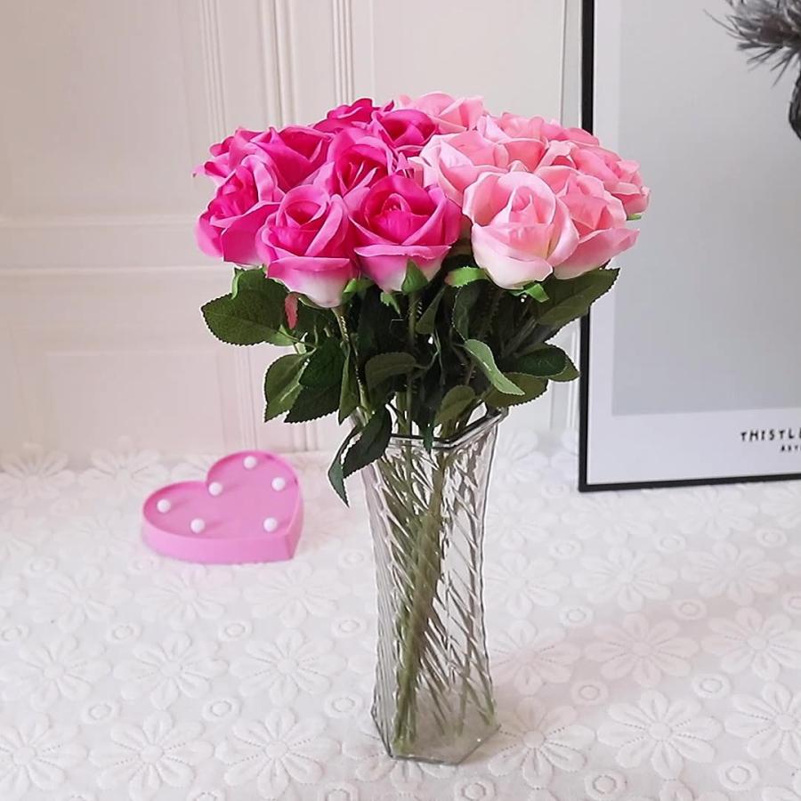 造花 単品 お花 アートフラワー ブーケ アレンジメント 薔薇 バラ 枯れ