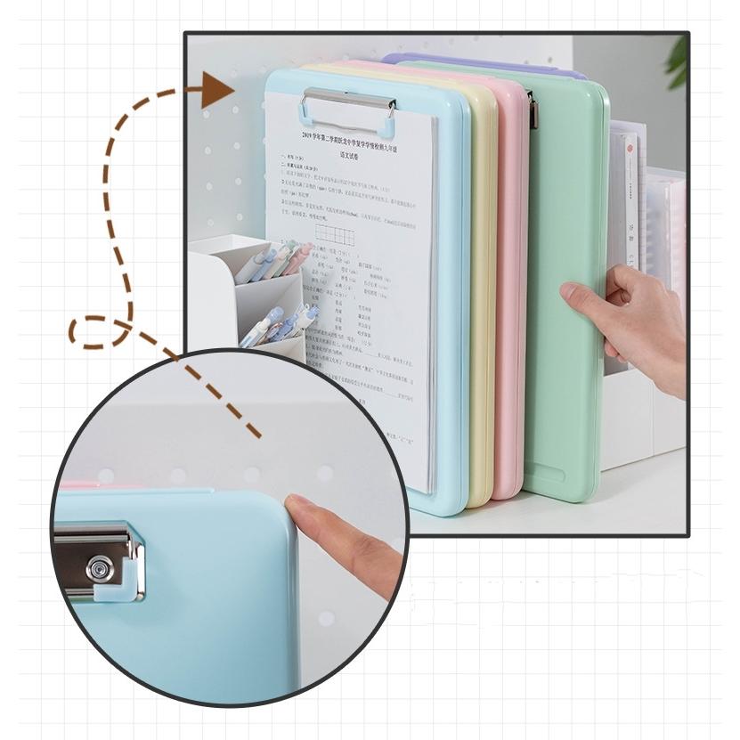 plusnao バインダー 書類ケース クリップボードフォルダ