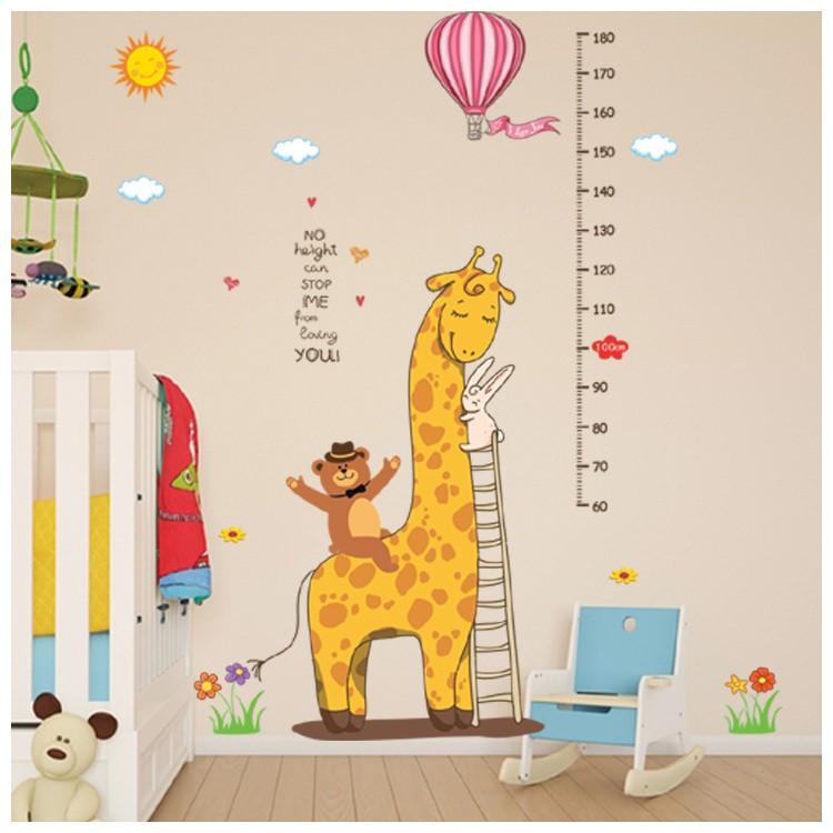 ウォールステッカー ウォールシール 身長計 目盛り 壁シール 壁紙シール 壁面装飾 壁装飾 室内装飾 動物 アニマル 可愛い インテリア Diy 子供 プラスナオ Paypayモール店 通販 Paypayモール