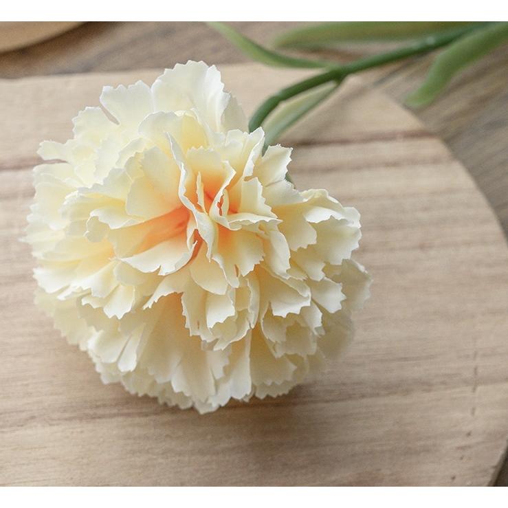 造花 フェイクフラワー カーネーション 花 フラワー 1本 単品 花飾り