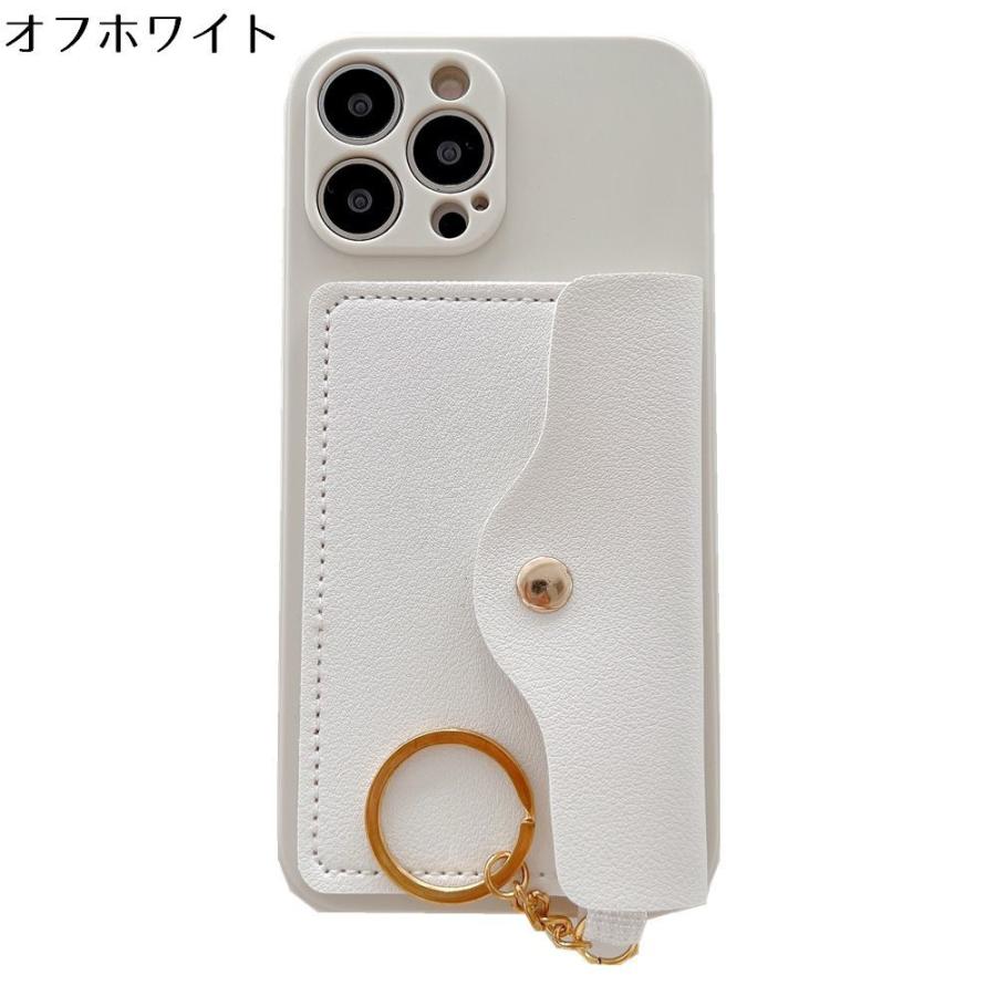 iPhoneケース カバー スマホケース カード収納 キーホルダー