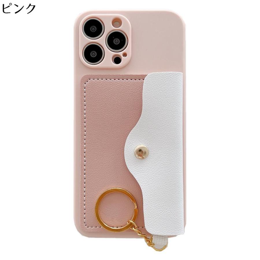 iPhoneケース カバー スマホケース カード収納 カード入れ付き
