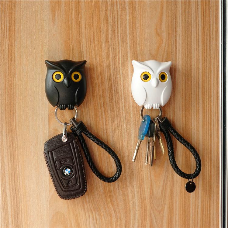 orangeフクロウデザイン壁掛けフック マグネットフック キーフック ウォールフック フック 壁掛け 貼り付け