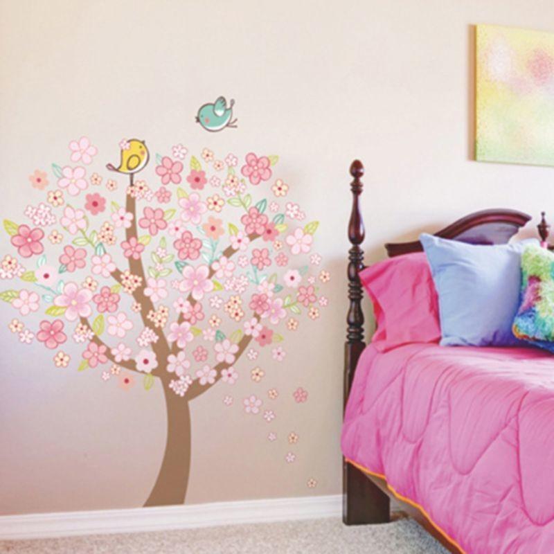 ウォールステッカー ステッカー インテリアシール Diy 木 お花 鳥 可愛い 子供部屋 部屋 インテリア アレンジ 壁装飾 雑貨 プラスナオ Paypayモール店 通販 Paypayモール