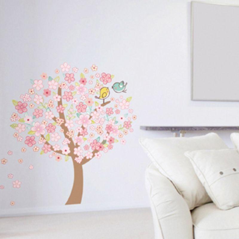 ウォールステッカー ステッカー インテリアシール Diy 木 お花 鳥 可愛い 子供部屋 部屋 インテリア アレンジ 壁装飾 雑貨 プラスナオ Paypayモール店 通販 Paypayモール