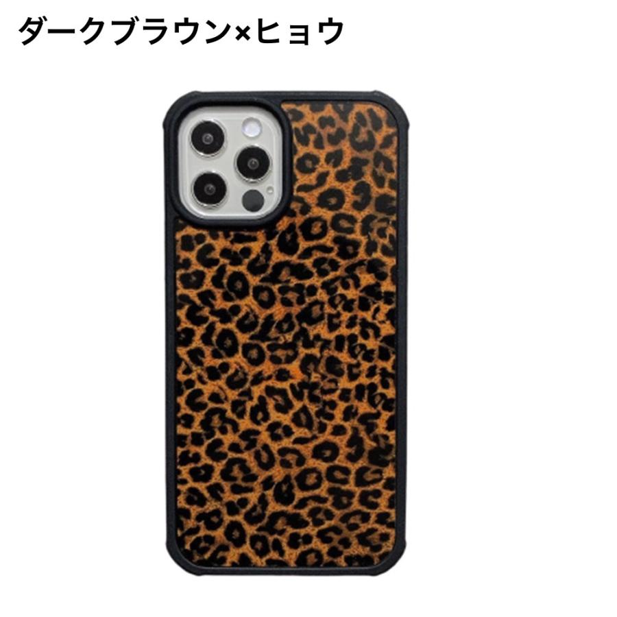 iPhoneケース スマホケース 背面保護 傷防止 汚れ防止 ヒョウ柄