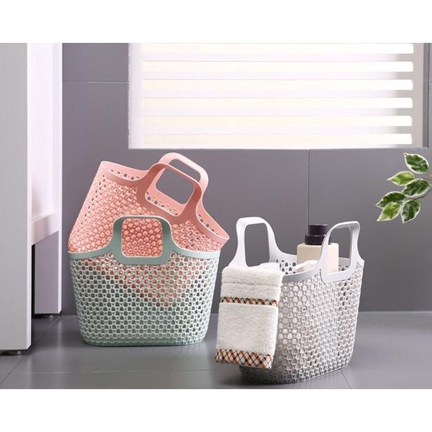 お風呂バスケット かご カゴ 収納用品 収納ボックス 小物入れ 持ち