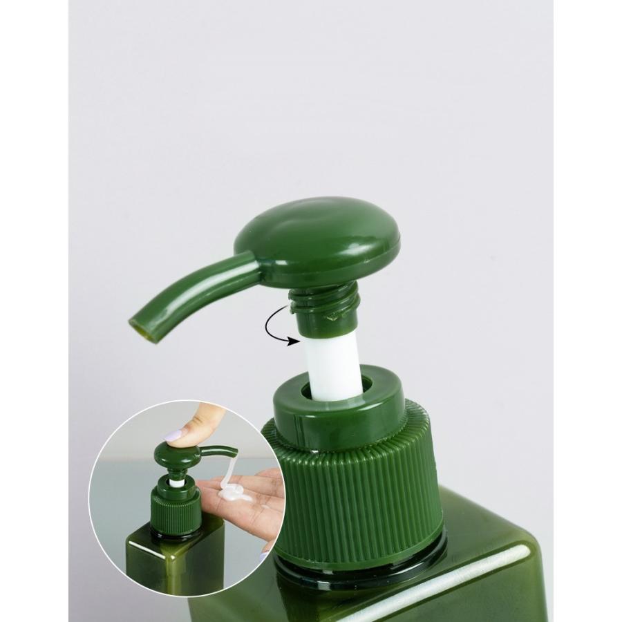 plusnao ディスペンサー 詰め替えボトル 280ml 容器 シャンプー