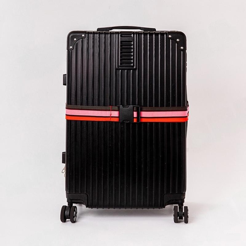 RIMOWA 赤 ラゲージベルト スーツケース ナイロン ストラップ 収納袋付き スーツケースベルト キャリーケース用ベルト サブバッグ固定