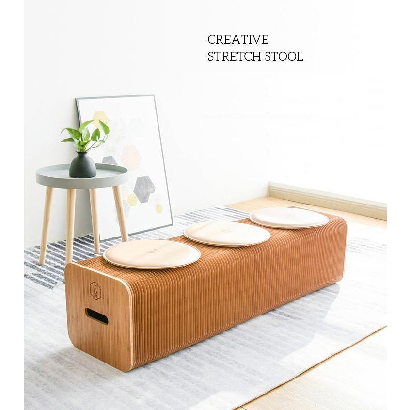 ペーパーチェア ペーパーベンチ アコーディオンソファー 折りたたみ