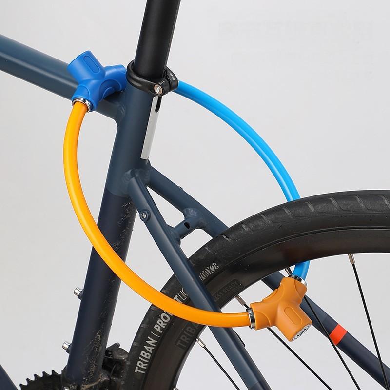 ワイヤーロック 鍵式 キータイプ 自転車用品 ケーブルロック カギ 盗難