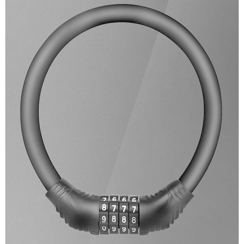 ダイヤルロック 4桁 自転車用品 鍵 ワイヤーロック 盗難防止