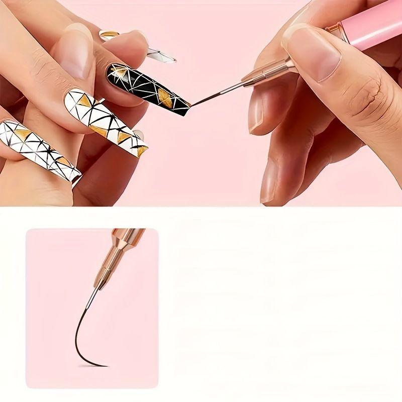 ネイルブラシ アートブラシ 単品 1本 ネイル筆 細筆 筆 ネイルアート