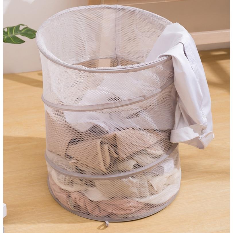 【ラテ丸】【新品未使用】たためるバスケット 正規品　折りたたみ s-83747_1.jpg