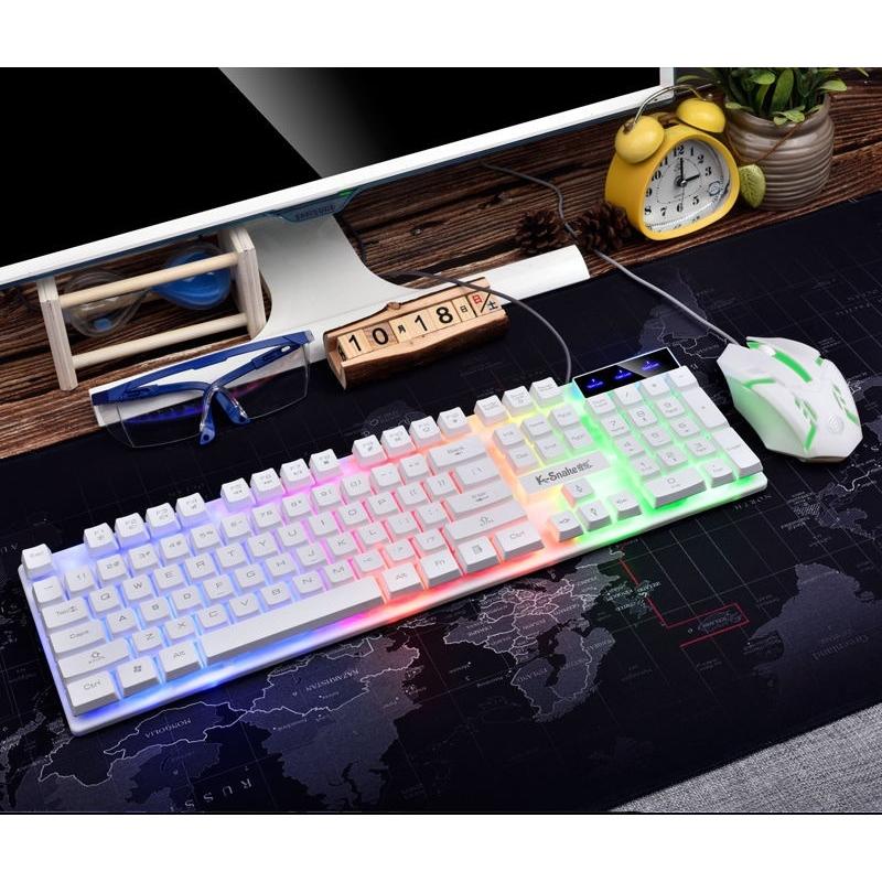 キーボード マウス 2点セット PC周辺機器 有線 USB接続 英語配列
