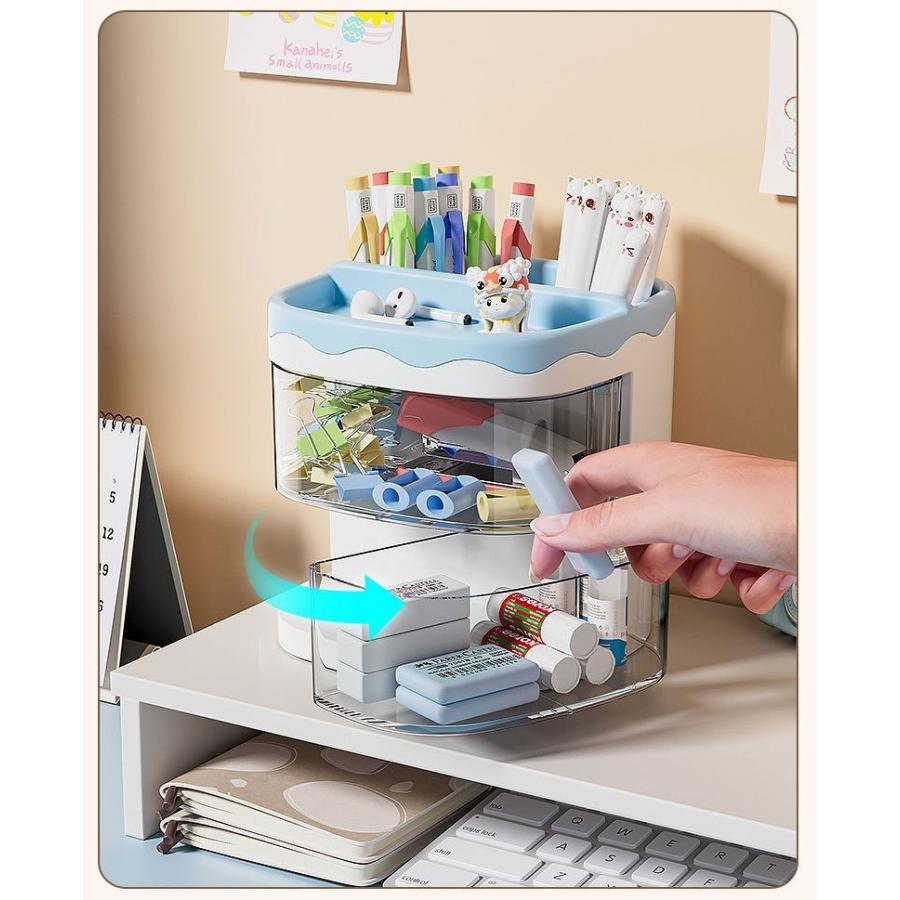 plusnao（プラスナオ） ペン立て ペンスタンド ペンホルダー 小物入れ