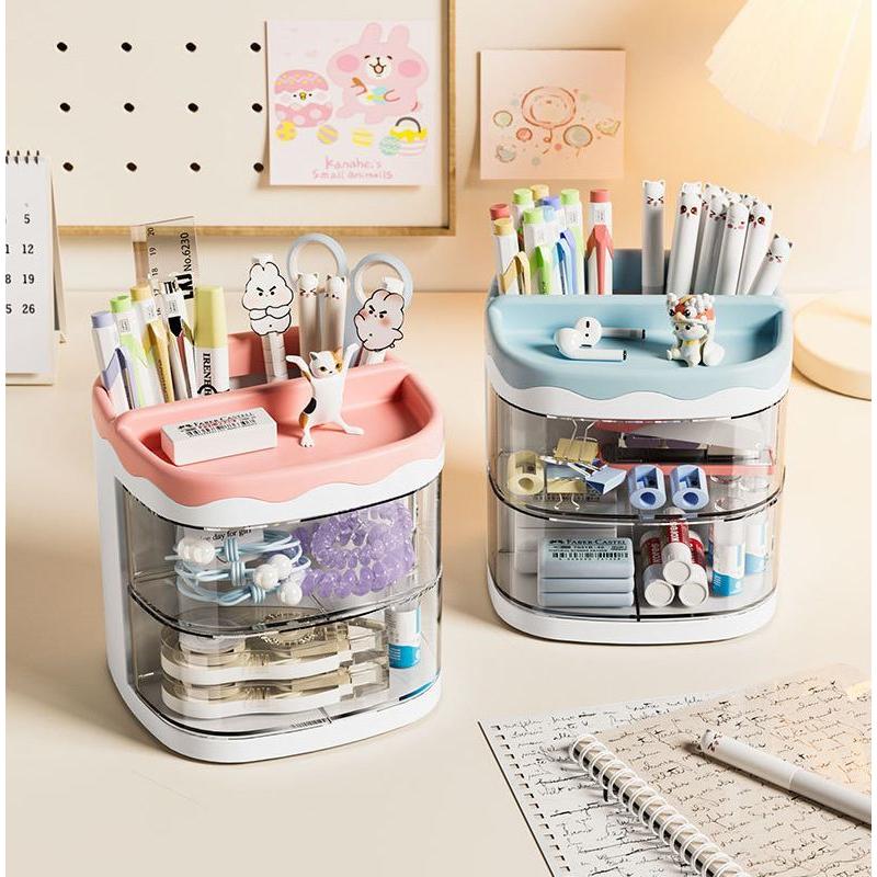 plusnao（プラスナオ） ペン立て ペンスタンド ペンホルダー 小物入れ