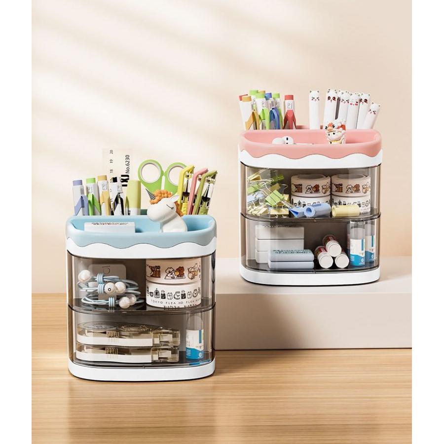 plusnao ペン立て ペンスタンド ペンホルダー 小物入れ 卓上収納