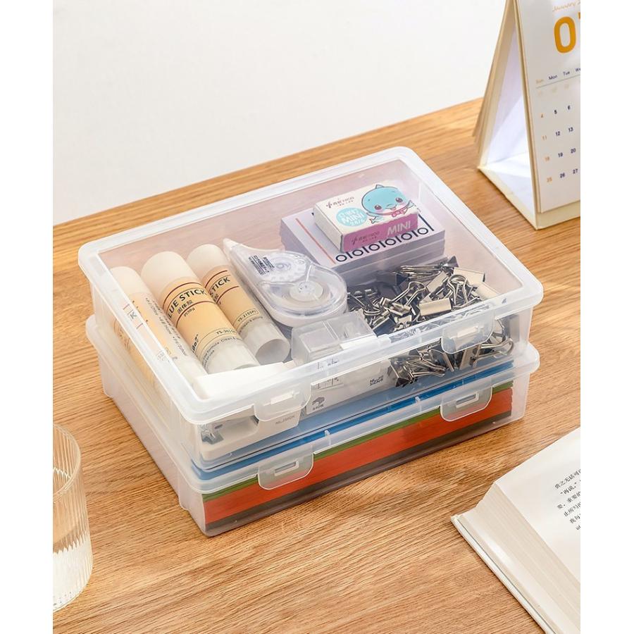 蓋つき小物入れプラナカン雑貨 plusnao（プラスナオ） 小物入れ プラスチックケース 仕切りなし 小物